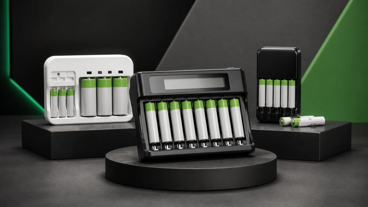 De 7 beste batterijopladers - Techboer Top 7 augustus 2026